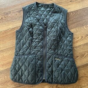 Barbour Navy Quilted Vest